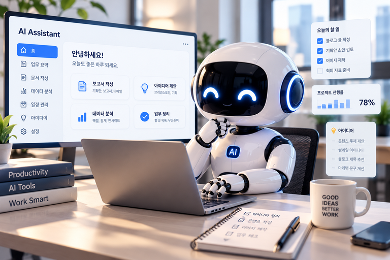 직장인 AI 활용법: 야근을 없애고 업무 효율을 3배 높이는 실전 워크플로우
